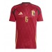 Echipament fotbal Belgia Axel Witsel #6 Tricou Acasa European 2024 maneca scurta